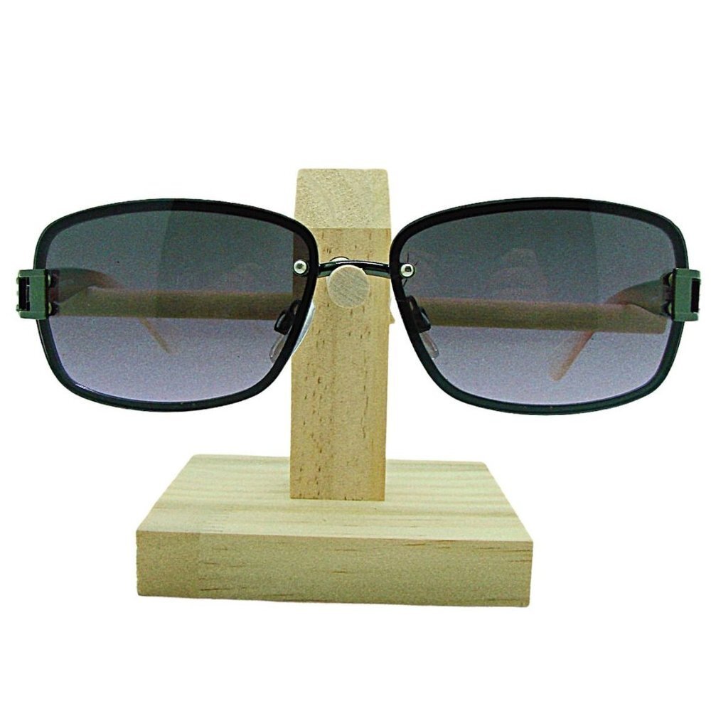 Purple Lens Red Metal Frames UV Protection Square Shaped Womens Sunglasses
